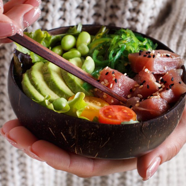 Hawaiian tuna poke bowl