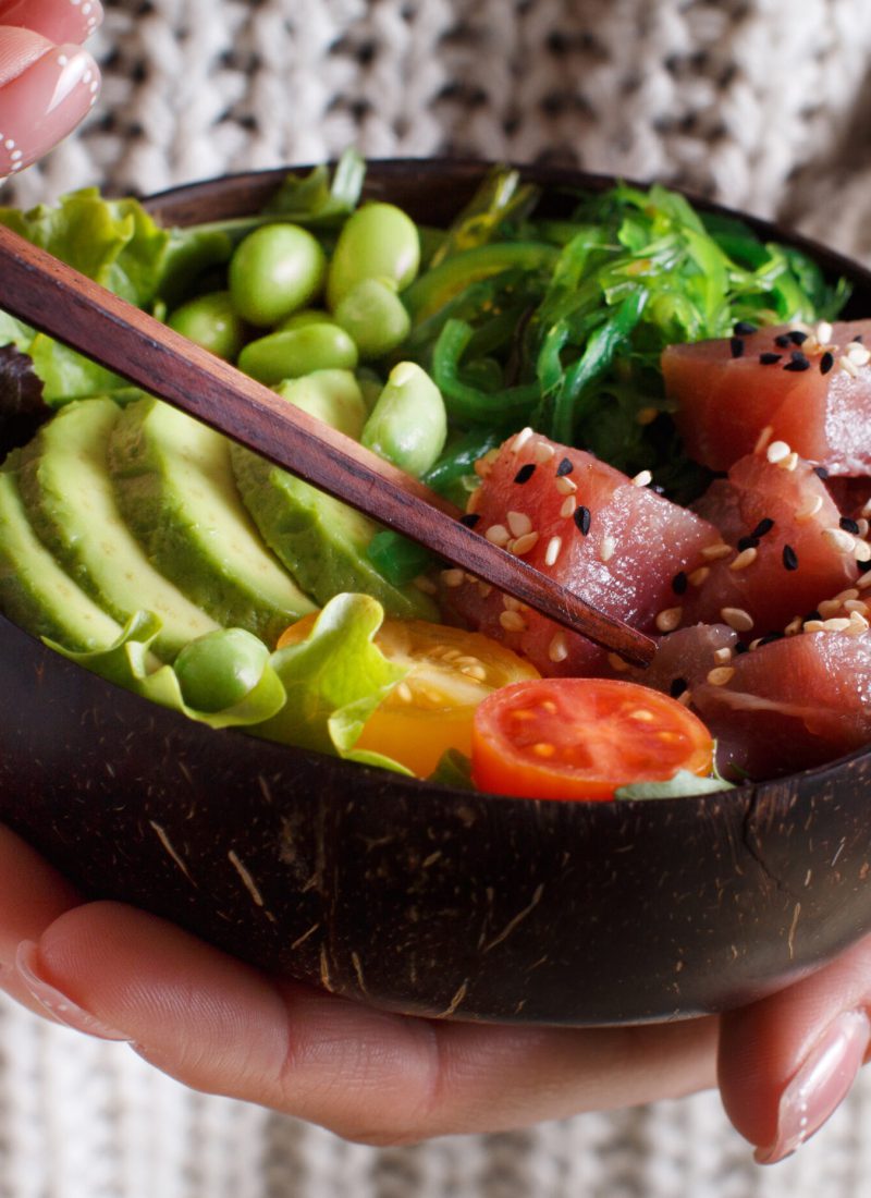Hawaiian tuna poke bowl