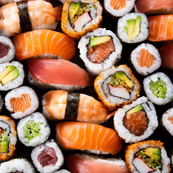 Japanese sushi collection